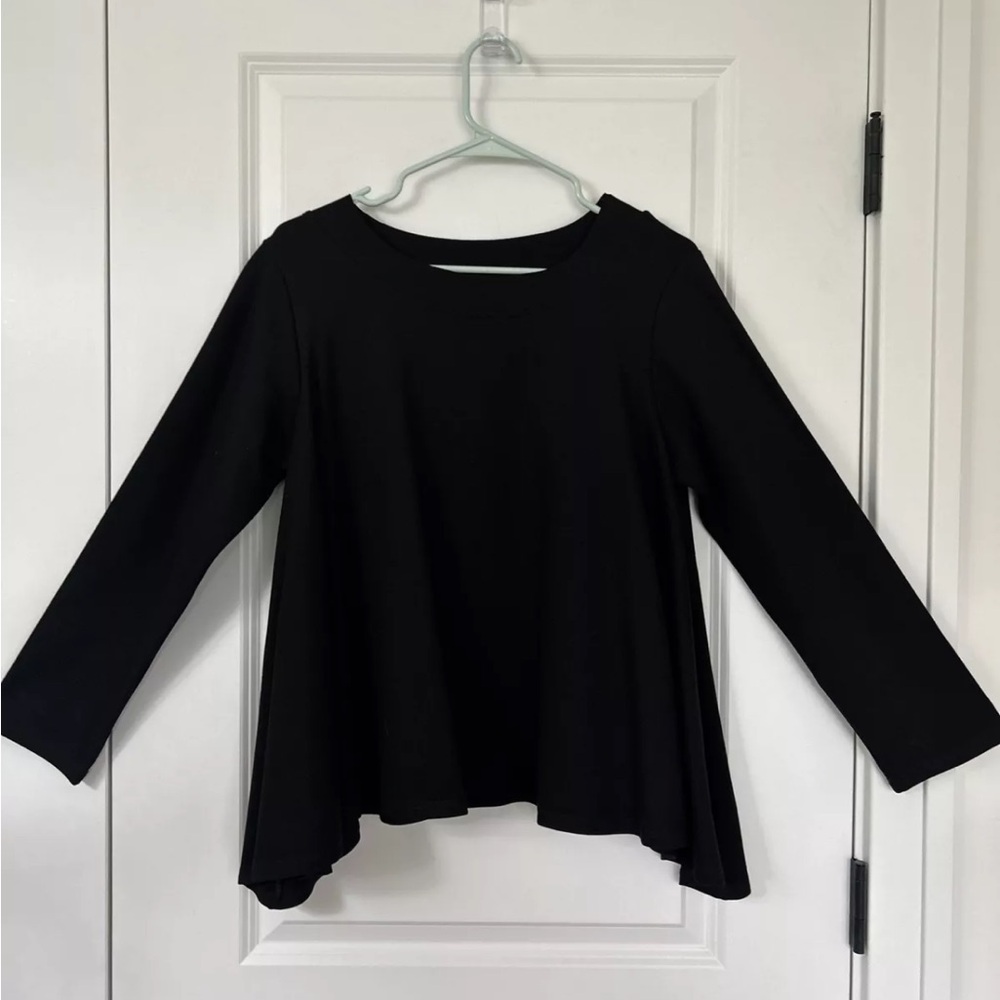 PLANET Lauren G size 1 S/M Scuba A-line Flared Swing Top Shirt